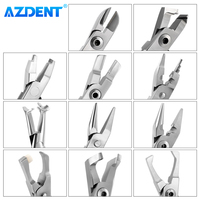 AZDENT Dental Orthodontic Plier Dentists Lab Forceps Filament Distal End Cutting Plier Light Wire Cutter Tools Instrument