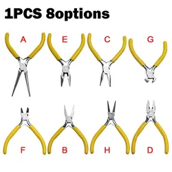 Long Needle Round Nose Cutting Wire Stainless Steel Pliers For Wire Electronic Feet Trimming Plastic Products Cut Metal Wire