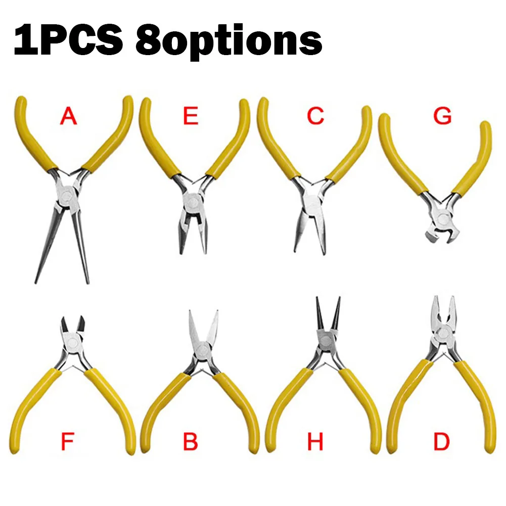 Long Needle Round Nose Cutting Wire Stainless Steel Pliers For Wire Electronic Feet Trimming Plastic Products Cut Metal Wire