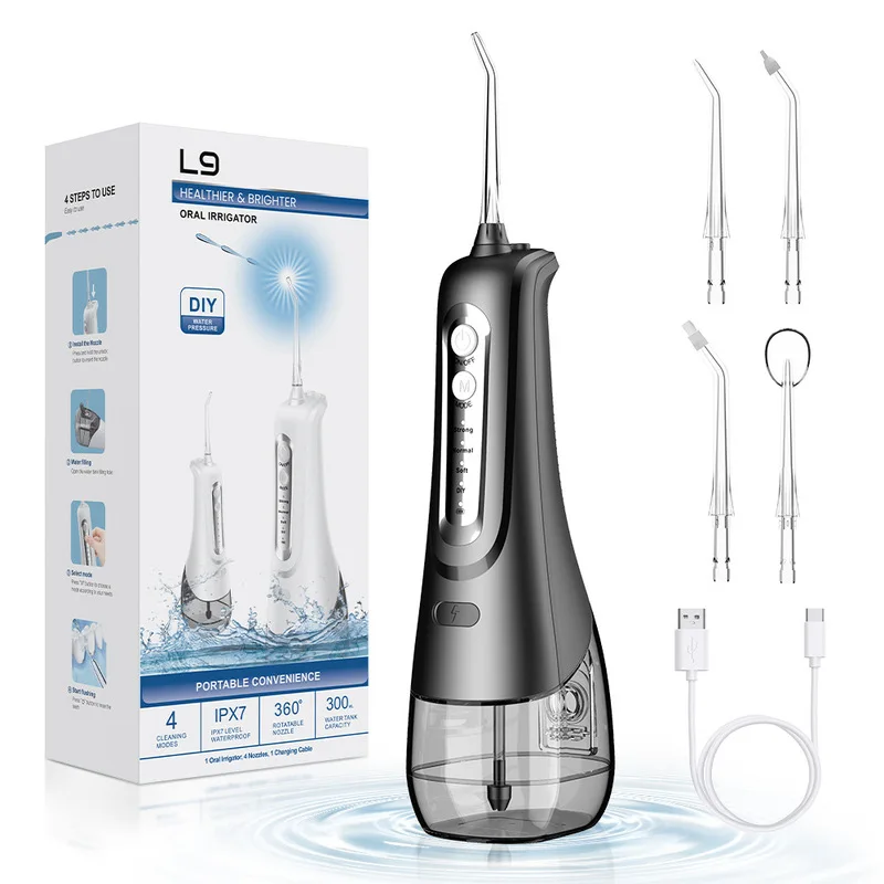 BeltDIY Portable Electric Oral Irrigator for Brushing Teeth, Nasal Washing, Oral Care, Home Orthodontic Cleaning, Water Flossing
