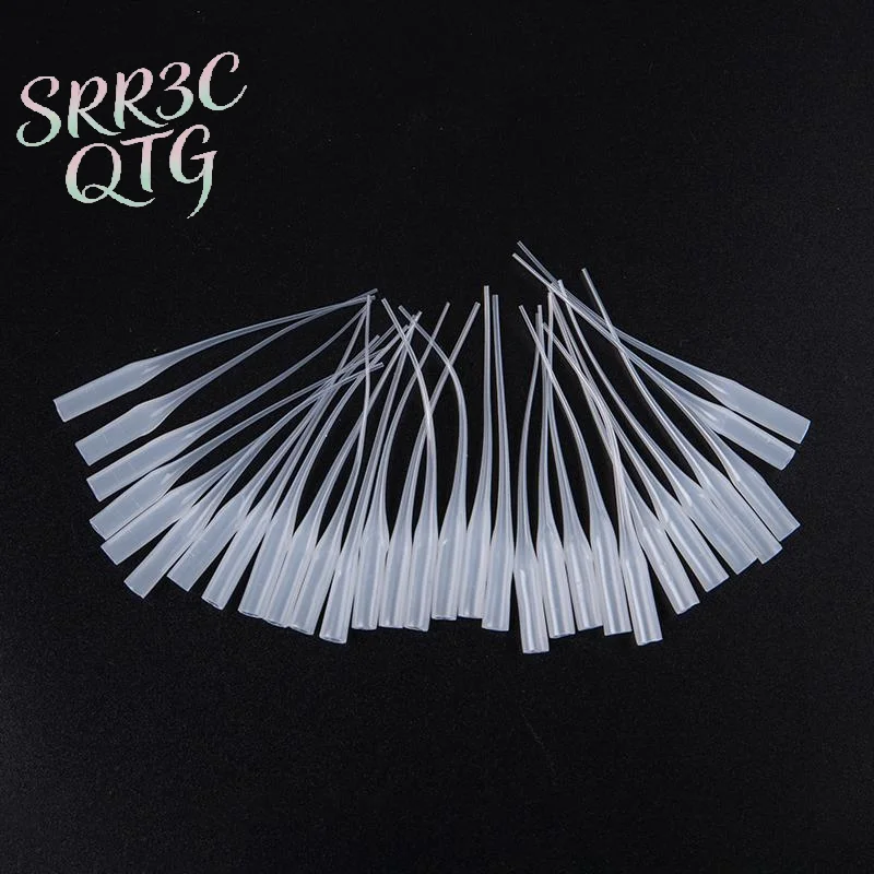 Hot Sale 100//200/500/1000pcs/set Glue Tips Plastic Glue Micro-Tips Glue Extender Precision CA Glue Applicator