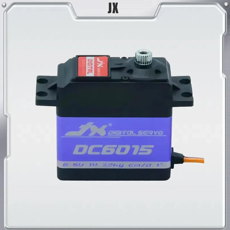 JX Servo DC6015 15KG Metal Gear 4.8-6.6V 0.10 Sec Servo digitale a coppia elevata per accessori per aerei robot per auto RC