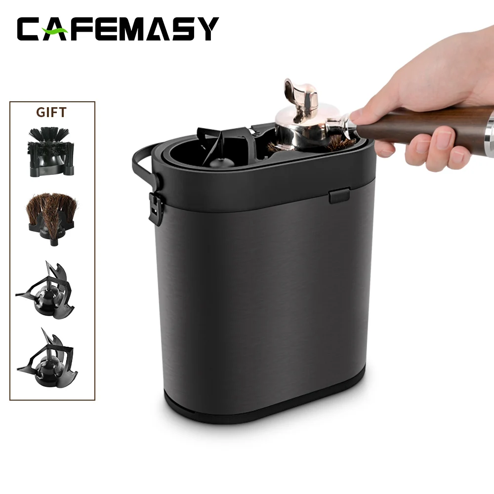 

CAFEMASY Electric Coffee Portafilter Cleaner Automatic Commercial Coffee Cleaner For 51/53/58mm Portafilter Cleaning Machine