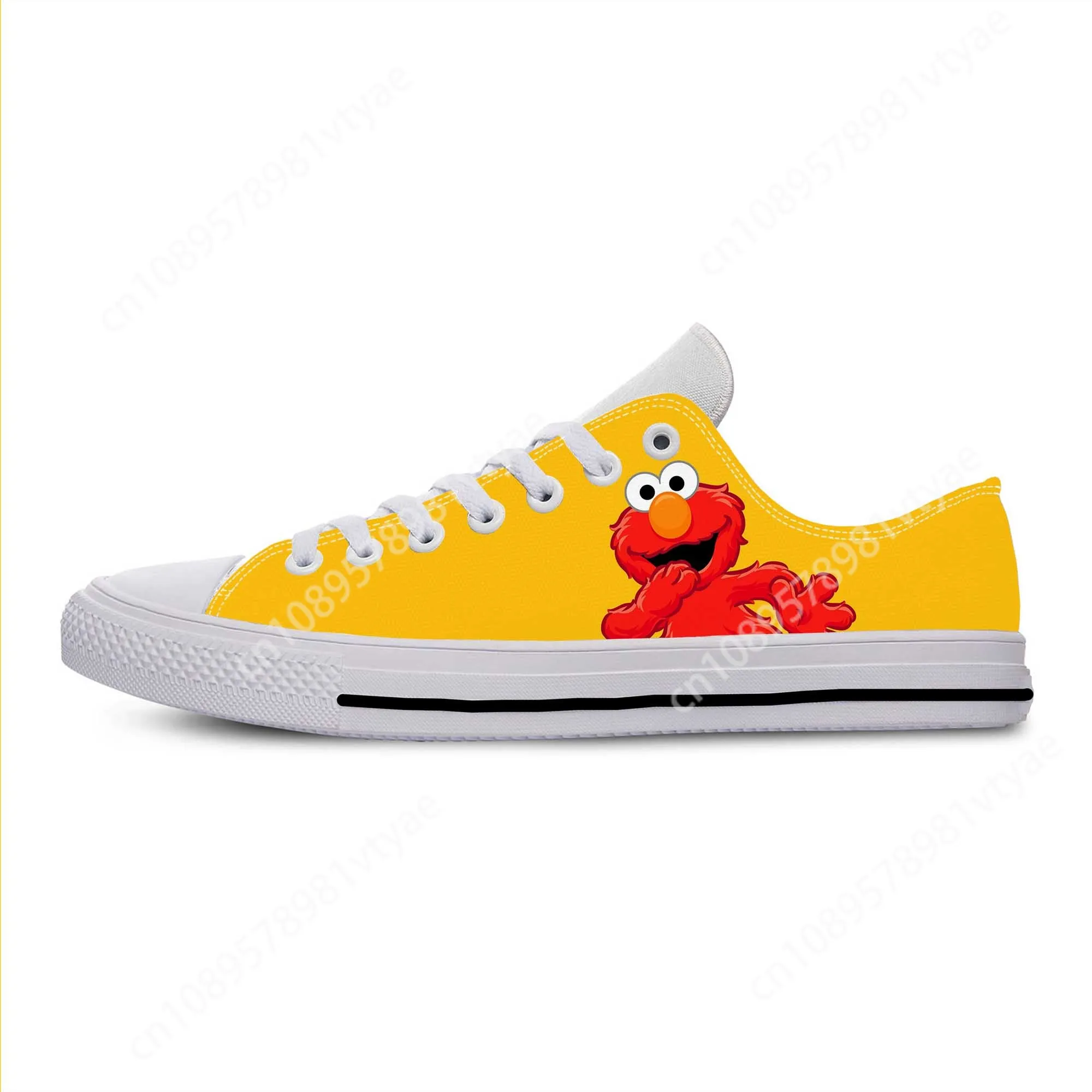 

Hot Summer Anime Cartoon Manga Elmo Funny Popular Casual Shoes Low Top Breathable Board Shoes Lightweight Men Women Sneakers