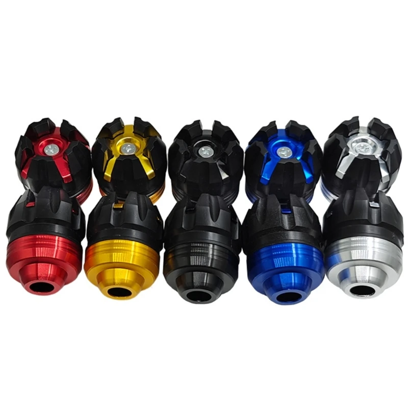 094D Universal Motorcycle Front Fork Cups Aluminum Shock Resistant Buffer Cups Simple Installation for Safe ridings