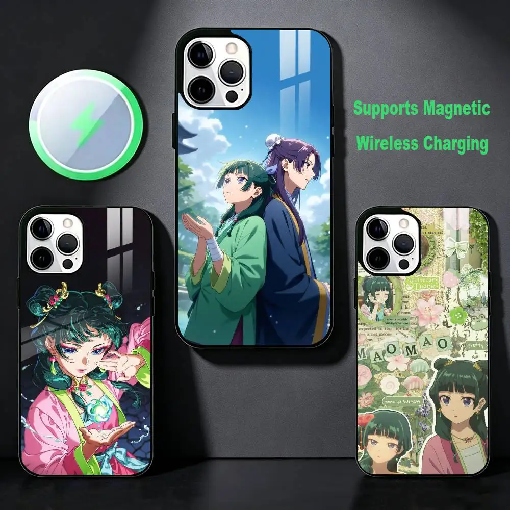 The Apothecary-Y Diaries Maomao Phone Case For iPhone 17 16 15 14 13 12 Pro Max Plus for Magsafe Wireless Magnetic Cover