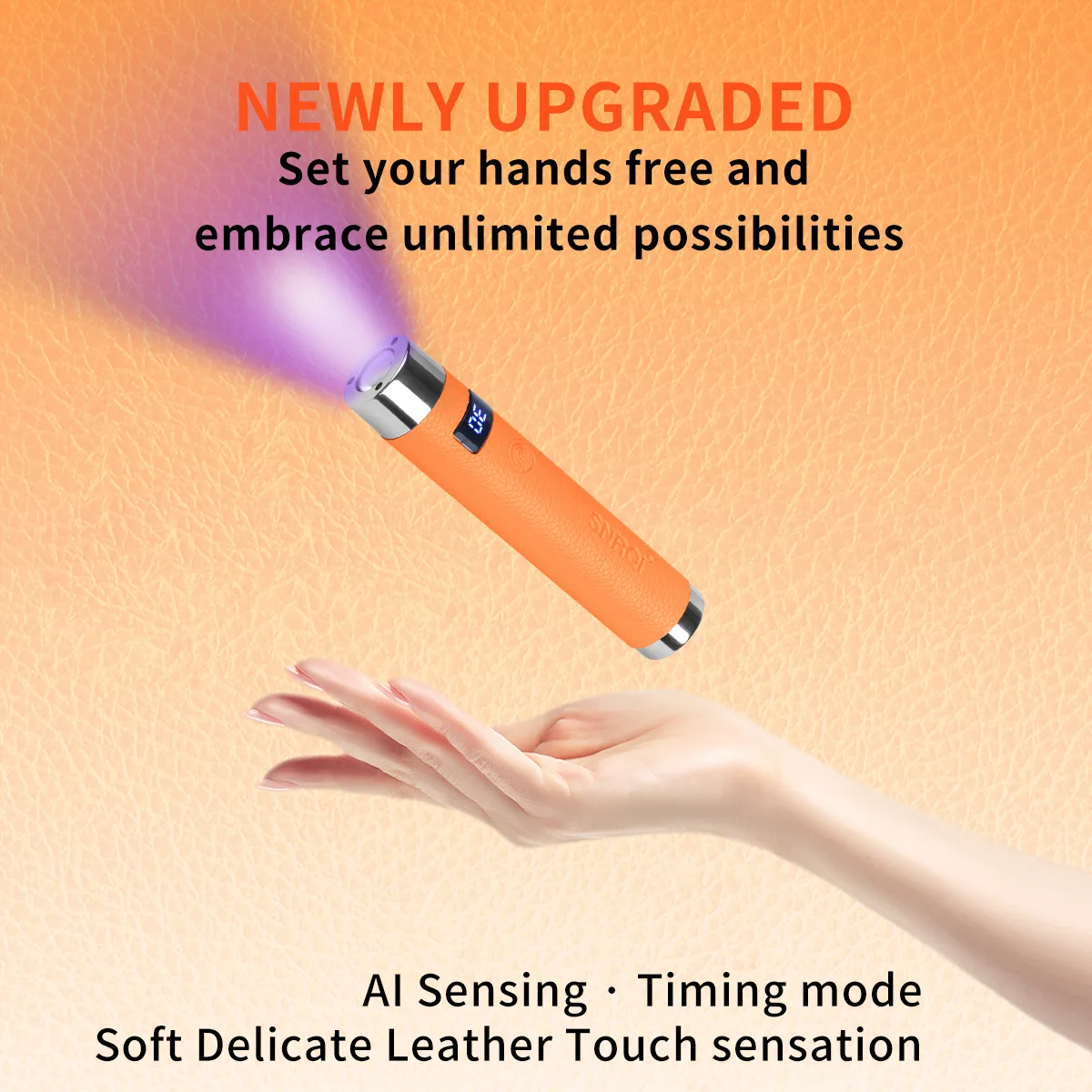 Ai Sensor Nail Lamp UV LED Mini Lamp Rechargeable Cordless Lamp Desktop and Handheld Drying Light Curing All Nail Gel Quickly