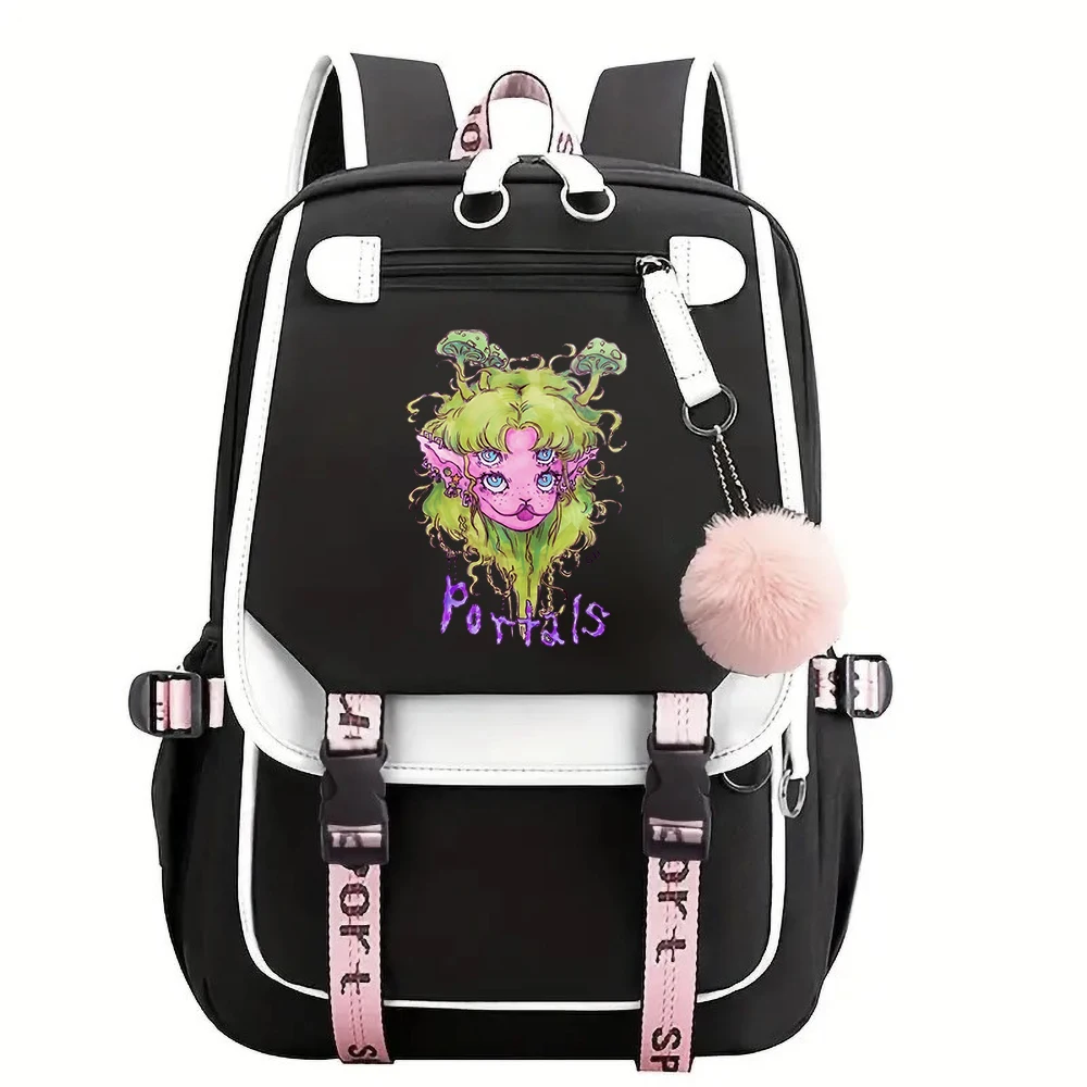 Melanie Martinez Print Backpacks for Men Girls School Bag for Teenager Laptop Backpack for Fans Gift