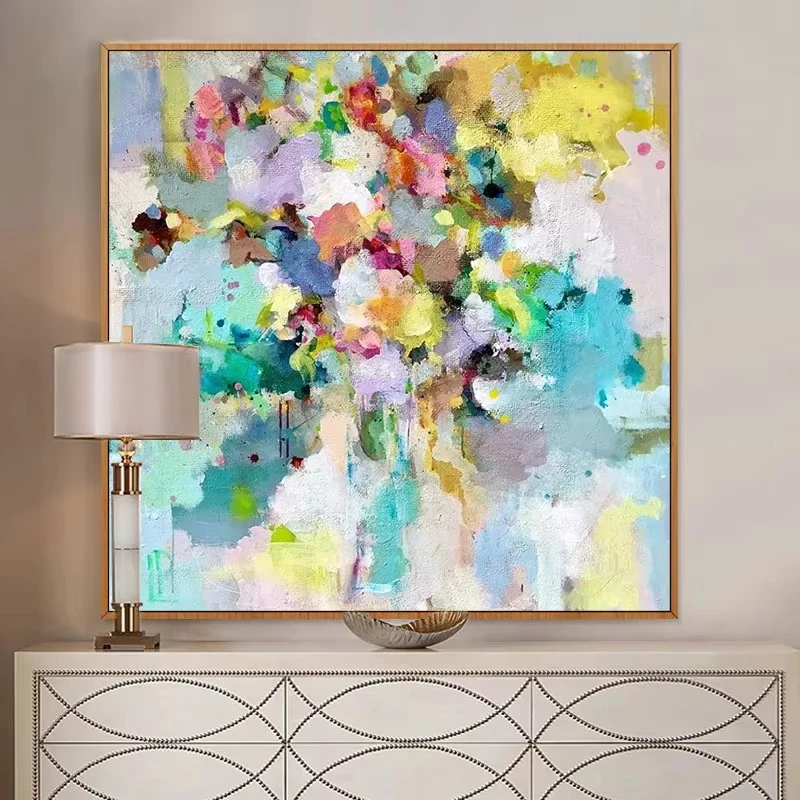 

Abstract Floral Jigsaw Puzzle 500/1024PCS DIY Craft Hobby Relaxing Game Home Decor Gift Frameless
