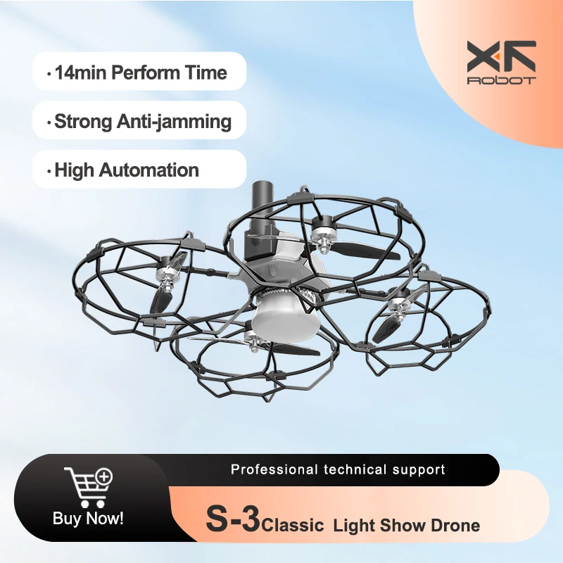 XF-S3C UAV Light Show Drone mostra prestazioni/Performance commerciale speciali su larga scala utilizzando spettacoli di luci/UAV speciali per