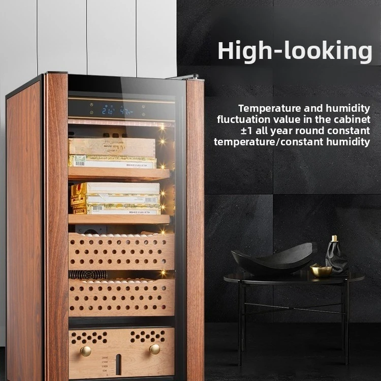 Compressor cigar cabinet constant temperature and humidity