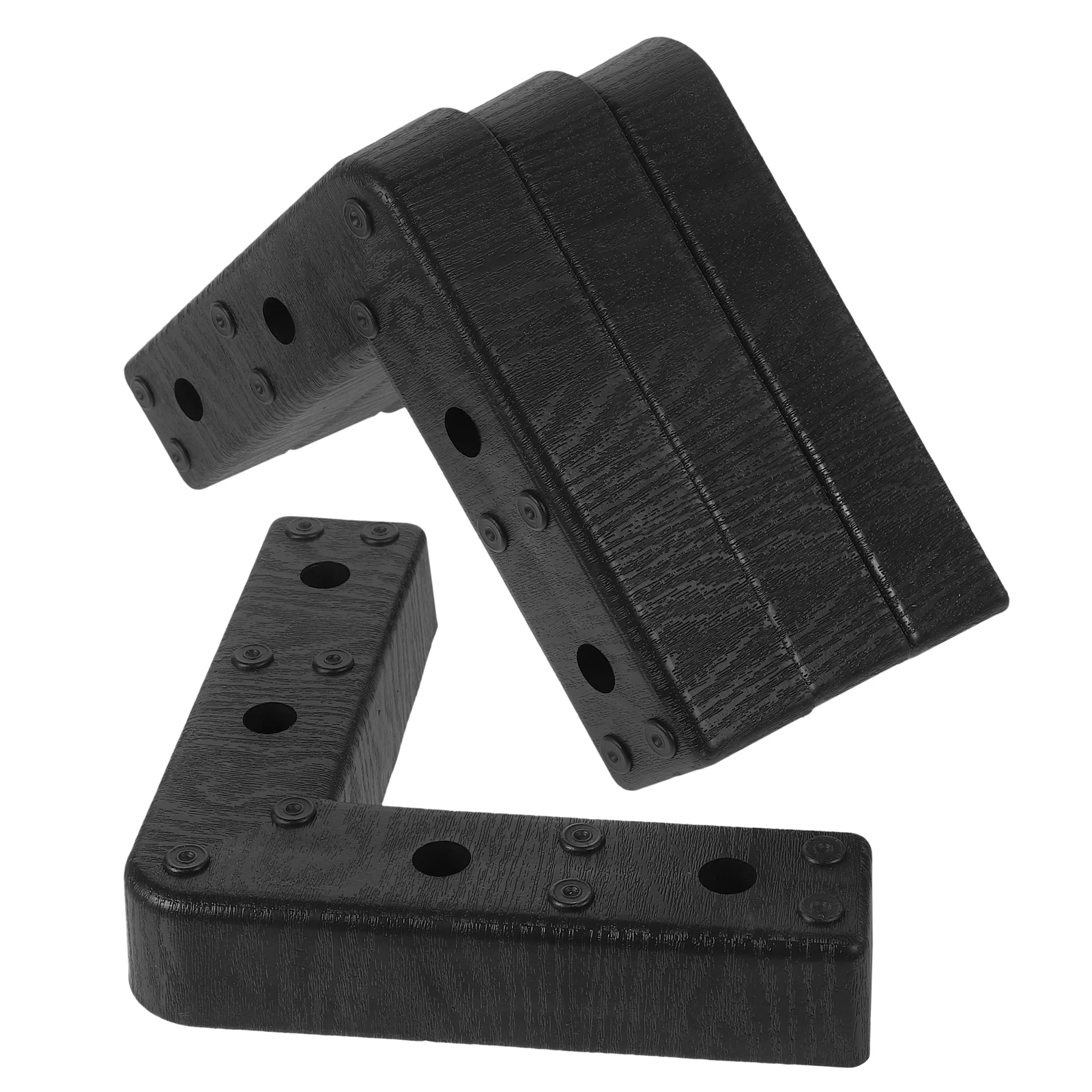 Pés de substituição para móveis, pernas plásticas sofá, sofá Riser, bedframe, almofadas de mesa, 4 pcs