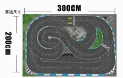 3Meter length Drift Track Runway Racetrack for RC 1/28 1/24 Kyosho Mini-Z Mini-Q TG TGS DriftArt XRX HGD1 DRZ AMG Wltoys K989