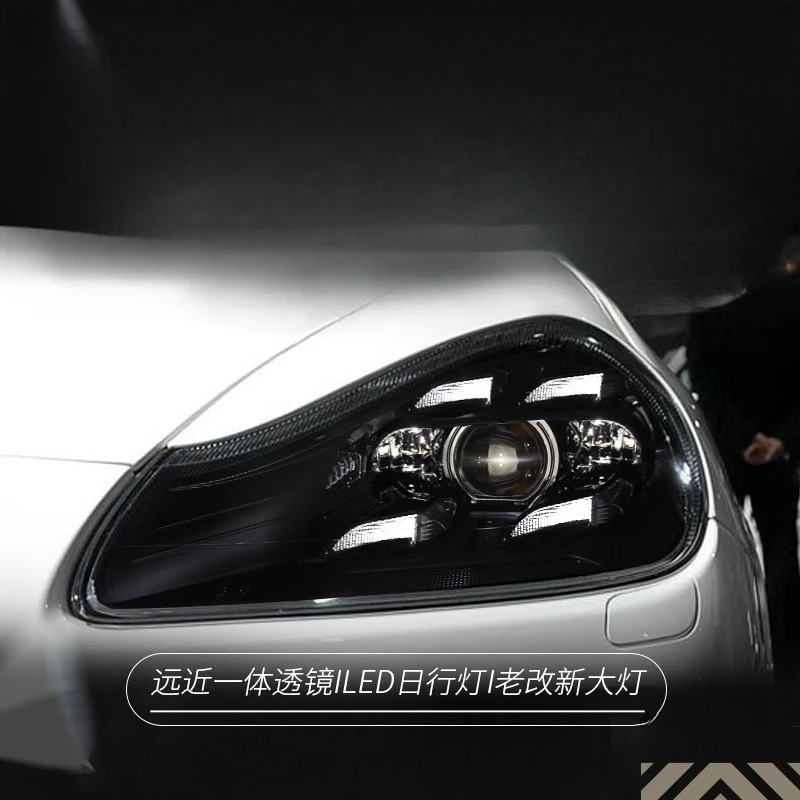 

Suitable for Porsche Cayenne 07-10 Headlight Assembly Cayenne 957 Modified LED Daytime Running Light Headlight