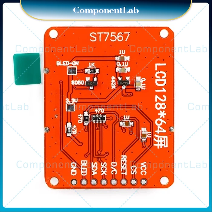 5-15pcs New original LCD12864 screen with backlight 128X64 LCD screen module 3.3-5V power supply