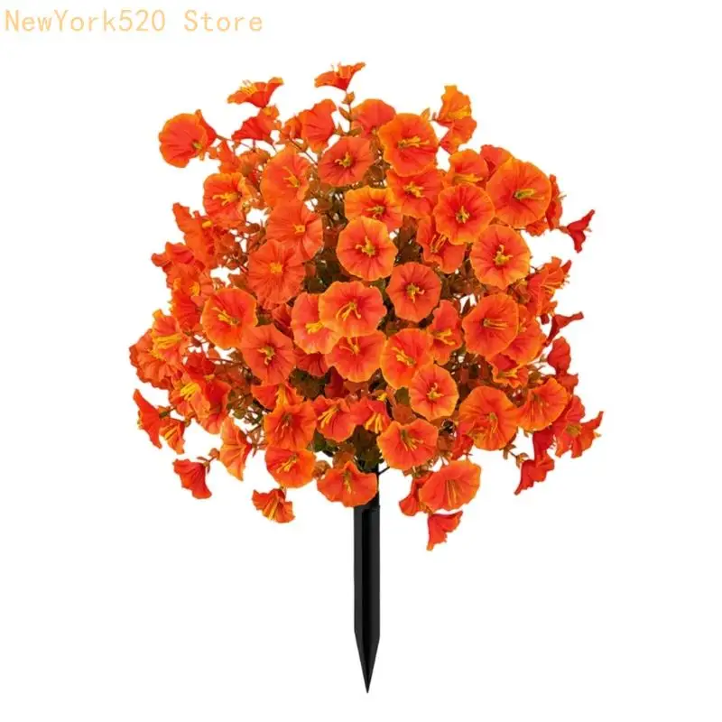 Flower Yard Stake with Harvest Look for Pots, Lawn Edges, and Porch Use N84C