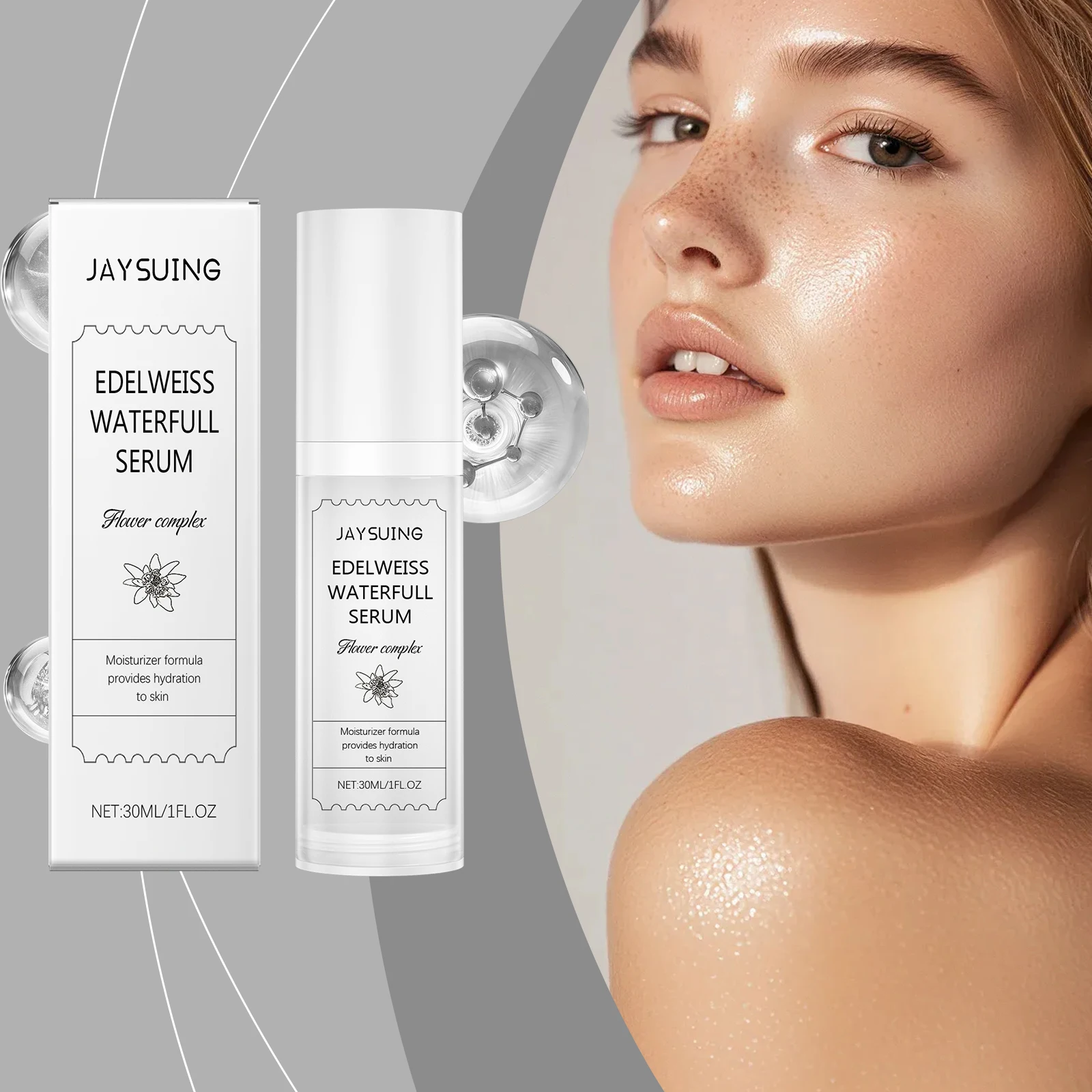 مصل إديلويس المائي - مجمع زهور مرطب مكثف للبشرة الممتلئة والندى - 30 مل/1 أونصة سائلة"