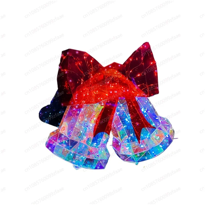 

Большое светящееся светодиодное освещение, рождественские луковые колокольчики, подходящие для украшения атмосферы торгового центра