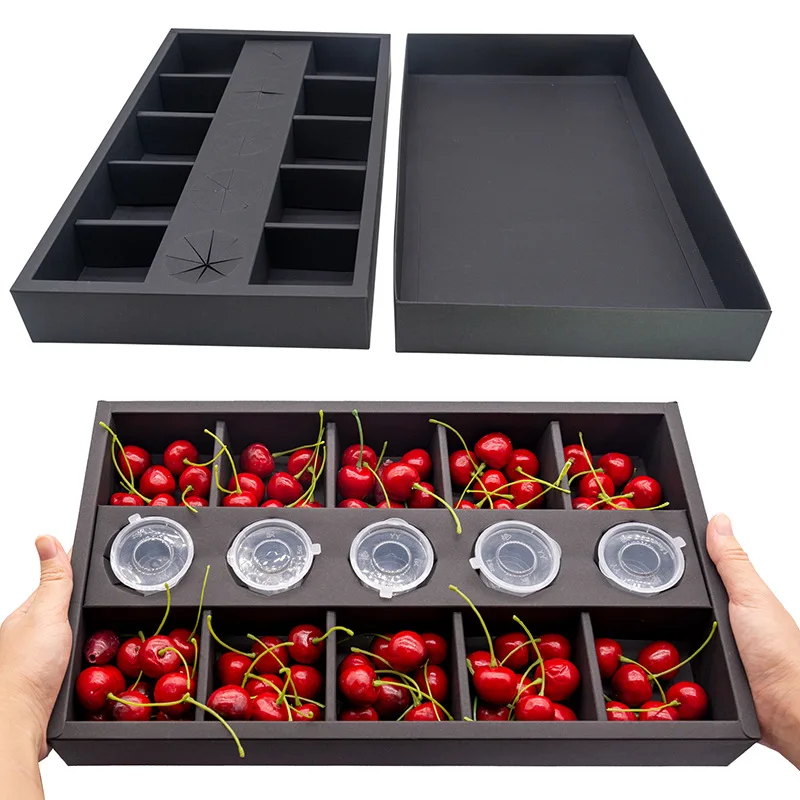 8/10 Gird Large Cake Candy Fruit box Catering Package Plate Box Snack Plate Boxes Wholesale