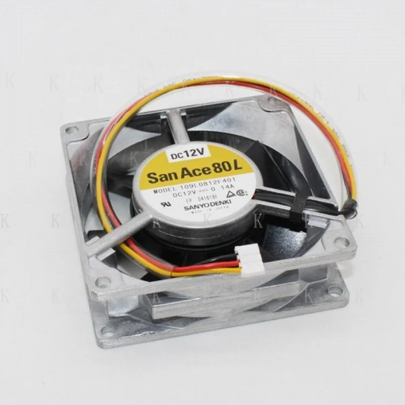 

C for Sanyo 109P0812F401 8025 12V 8cm high temperature resistant cooling fan