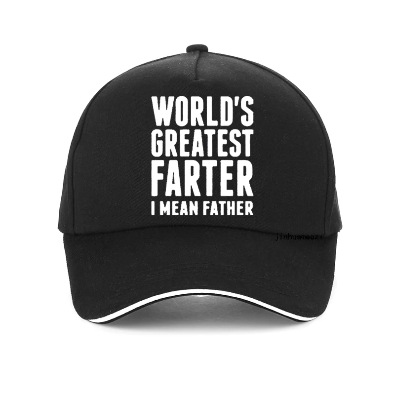 

Funny Worlds Greatest Farter I Mean Father baseball cap Best Dad Ever Father Day Gift Papa hat summer ventilation Snapback hats
