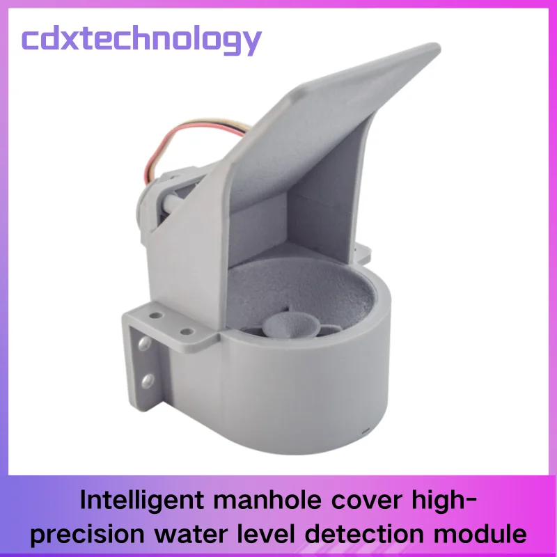 Ultrasonic sensor intelligent sewer manhole cover high-precision water level detection module with anti-condensation function