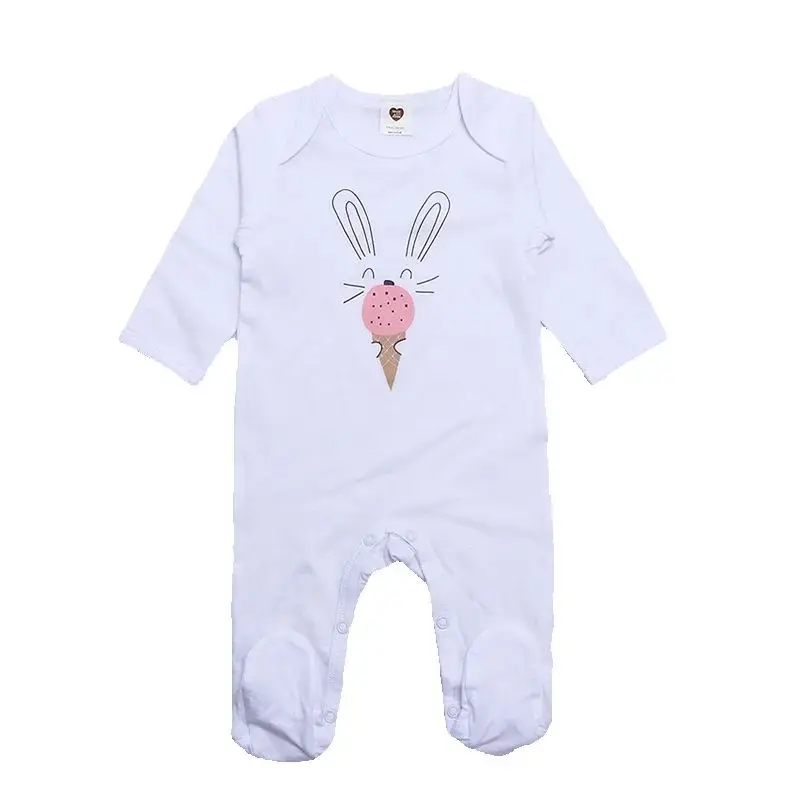 

Baby bodysuit pyjamas kids clothes long sleeves footed children clothing 100% cotton overalls unisex clothes for spring autumn