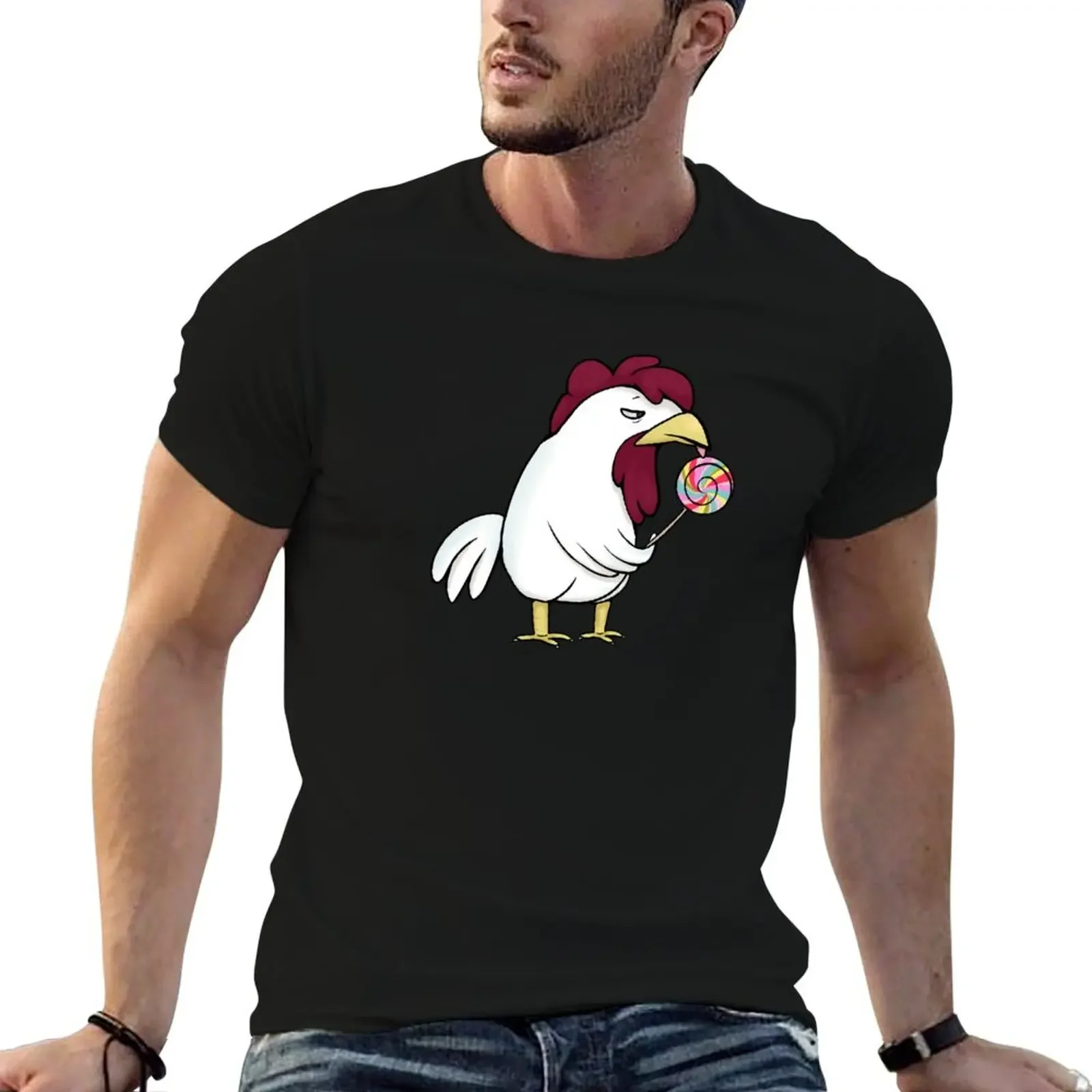 Rooster Lollipop - Funny Cock Sucker Gag Gift T-Shirt plain custom shirt sublime animal prinfor boys shirts men graphic