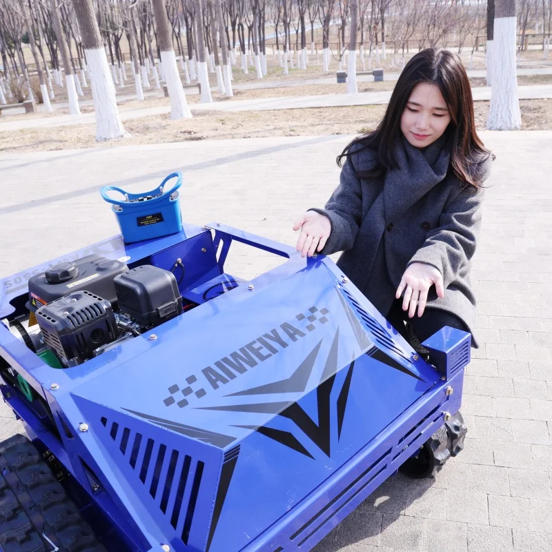 

Газонокосилка-робот для любых типов местности с дистанционным управлением для ухода за двумя и садовыми участками