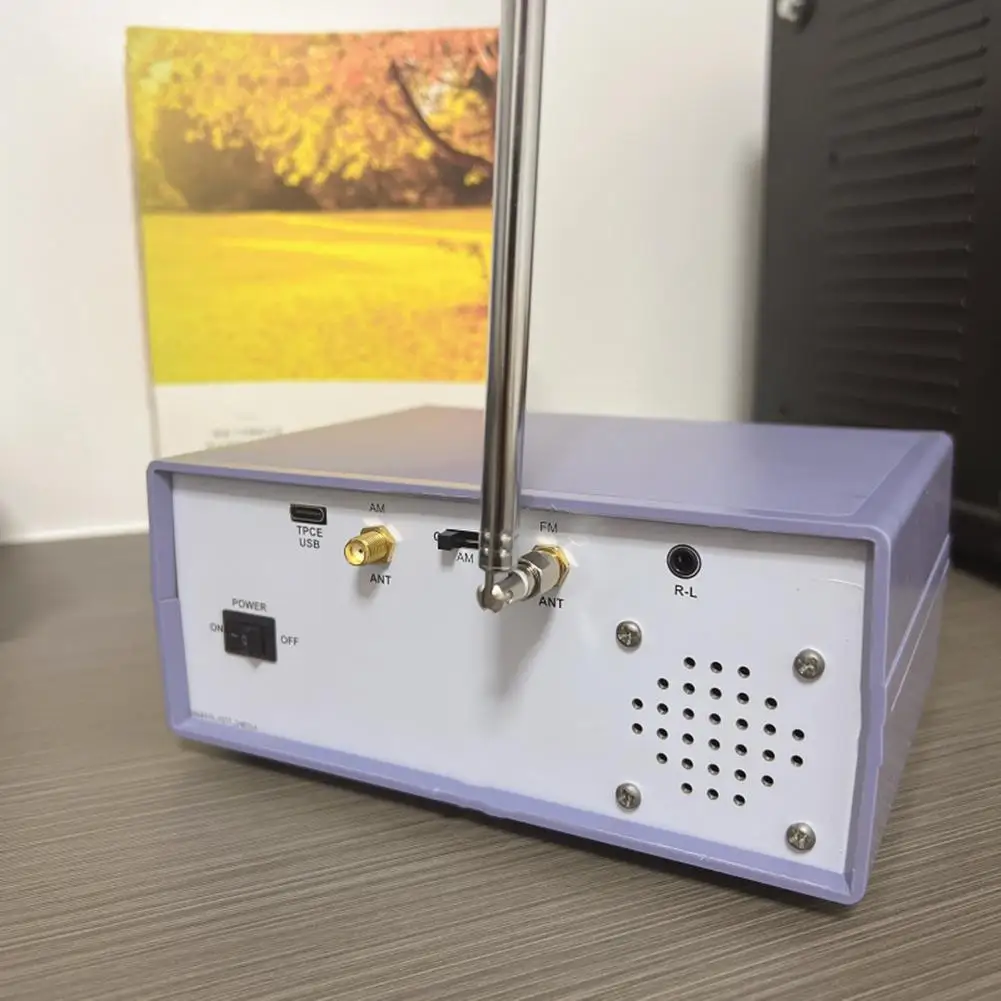Simplified Operation SI4732 Full Band Radio Receiver Equipped with Responsive Touch Screen Interface for Effortless Use