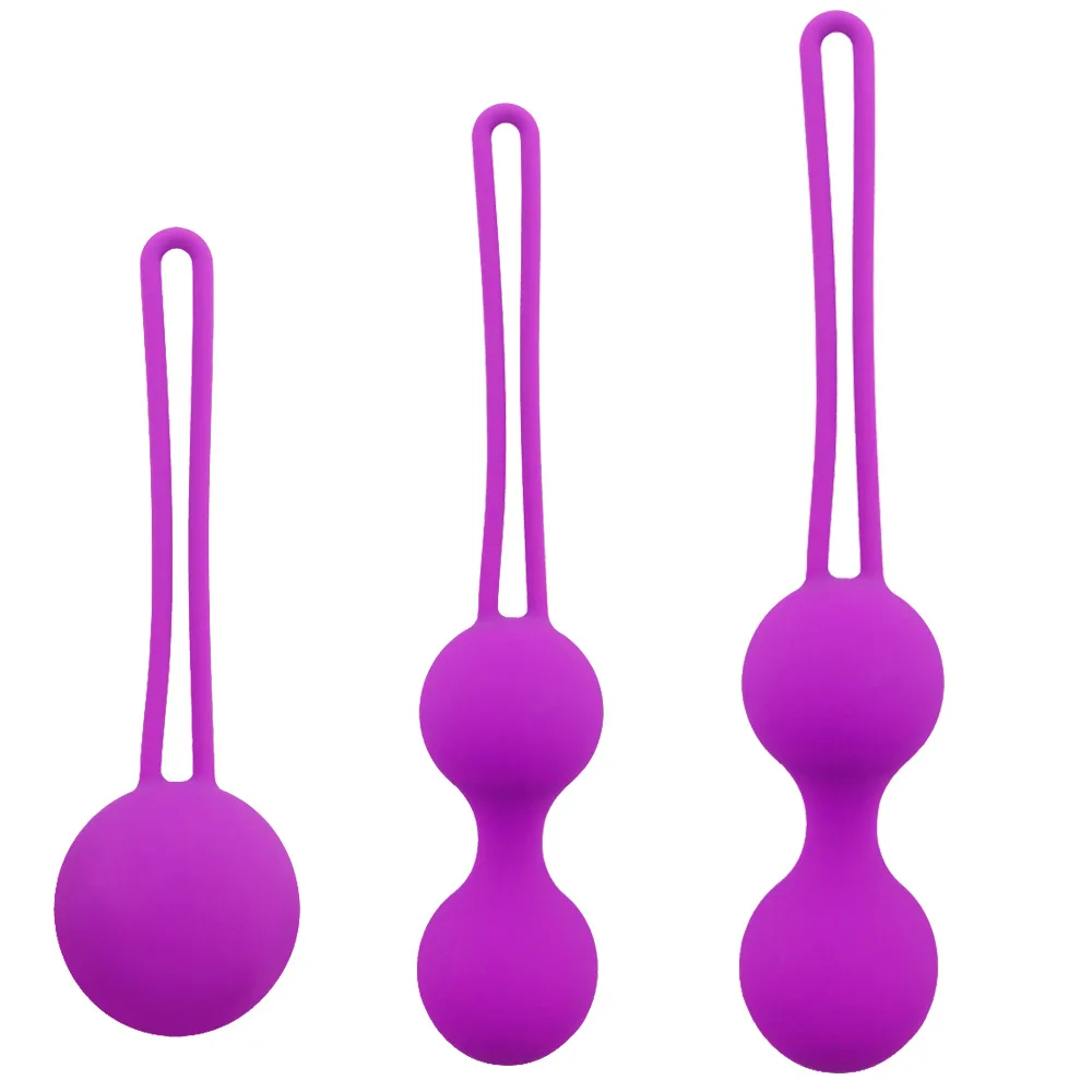 Silicone Shrink Pussy Ball Hardcover Version Silicone Vaginal Dumbbell Female Masturbator for Postpartum Vaginal Relaxation