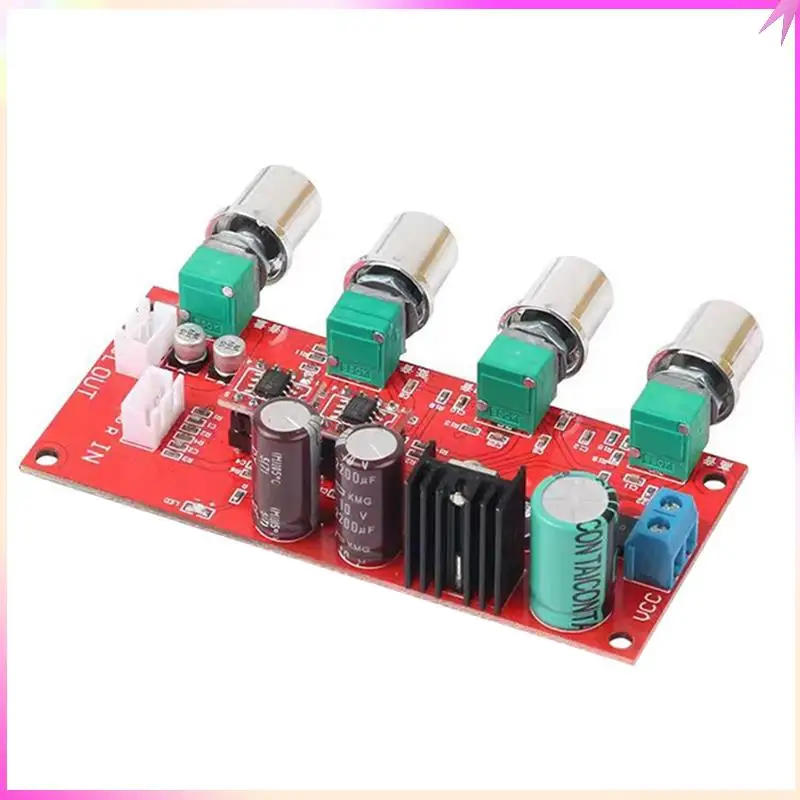 B68C AD828 Preamplifier Volume Control Board With Treble Midrange And Bass Tone Controls Preamplifier Power Amplifier Board