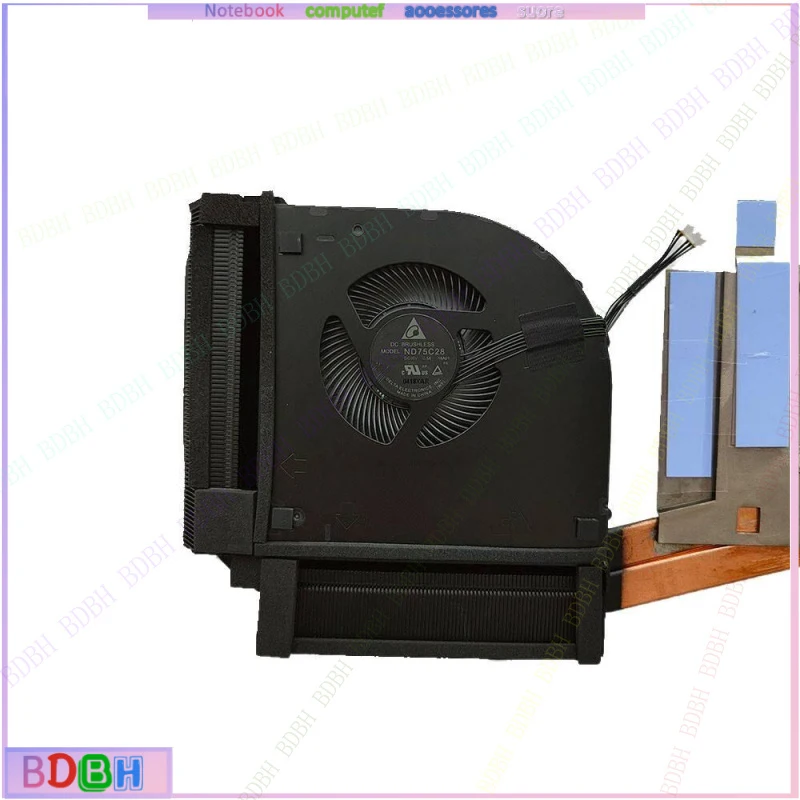 For Lenovo Thinkpad P73 Cpu Cooling Fan & Heatsink 5H40S72916 02DM018 20QS 20QR