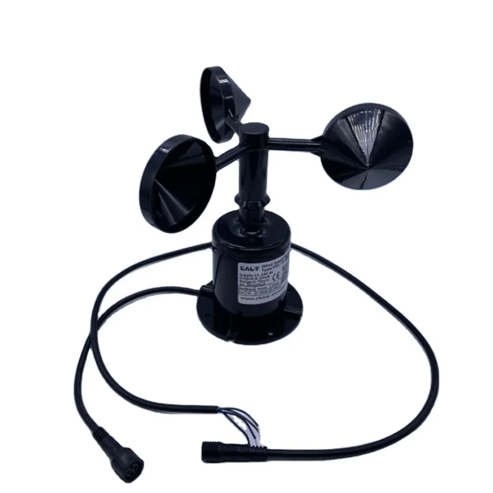 

Wind speed sensor YGC-FS 5V supply pulse 0~5V 4~20mA RS485 output anemometer wind speed