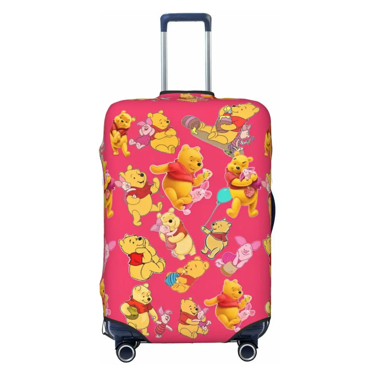 

Winnie Pooh Bear Animal Suitcase Cover Holiday Strectch Luggage Case Cruise Trip Protection