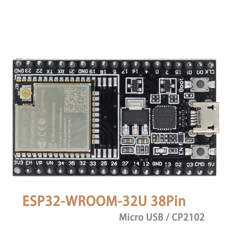 ESP32 Development Board WiFi + Bluetooth Ultralaag stroomverbruik Dual Core ESP-32 ESP-32S ESP 32 Vergelijkbaar ESP8266