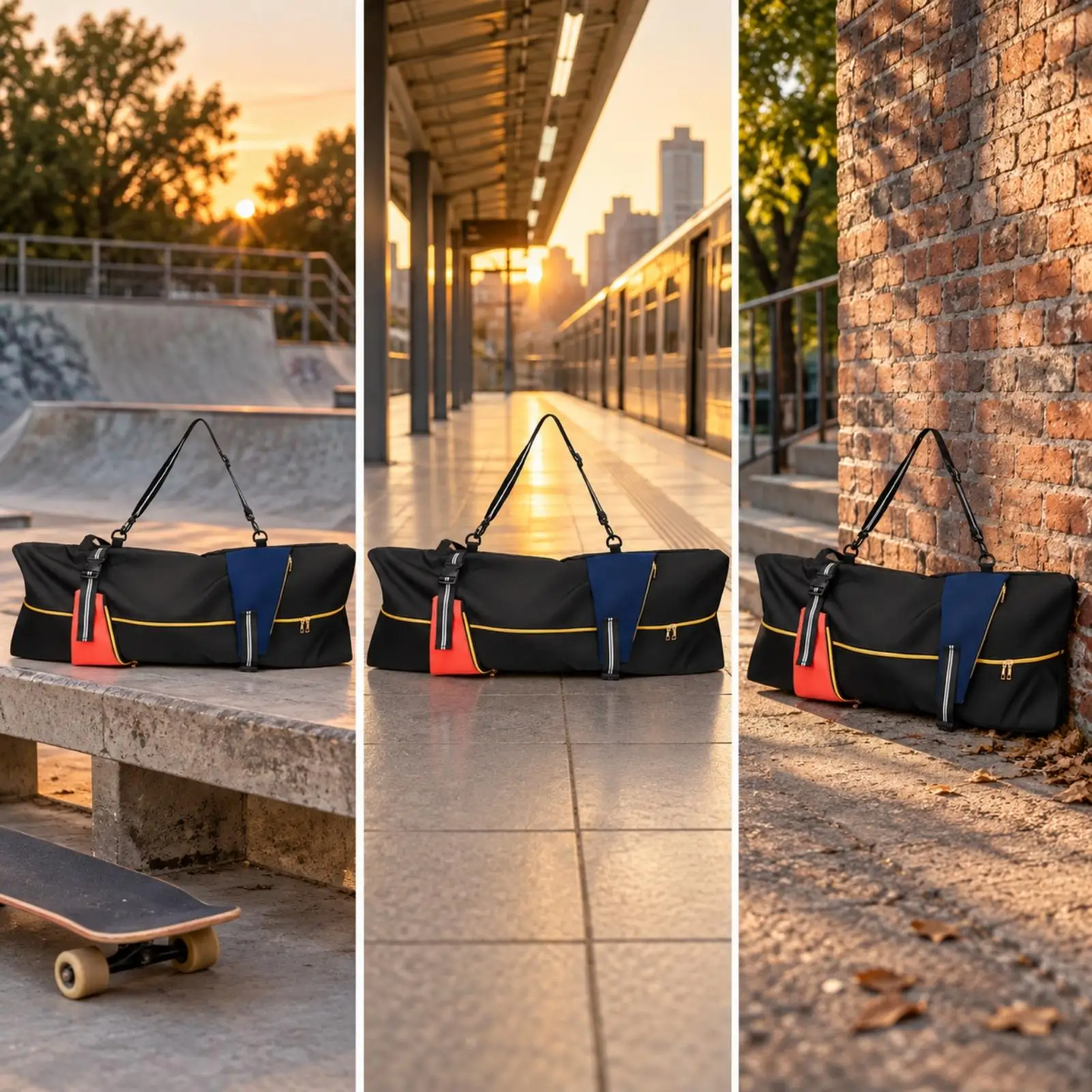 Skateboard Storage Bag Large Size Soft-Sided Skateboard Bag Multifunctional Universal for Outdoor Activities, Travel