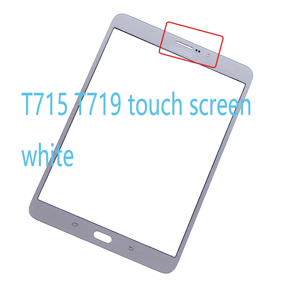 New T710 Front Screen For Samsung Galaxy Tablet PC Tab S2 SM-T710 T710 T715 SM-T715 T719 T713 Touch Panel Glass Digitizer