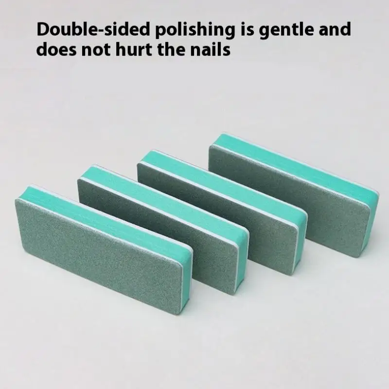 Bastone per lucidatura verde bifacciale Gioco culturale Blocco per lucidatura alle noci Acquario Rimozione dello sporco Tavola per lucidatura magica