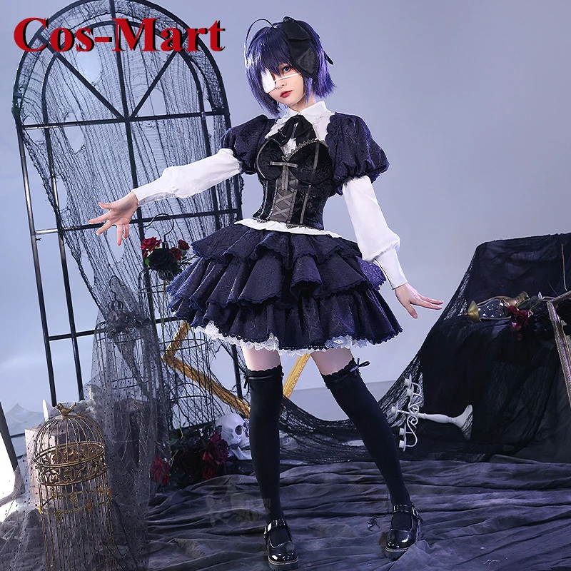 

Cos-Mart Love Chunibyo & Other Delusions Takanashi Rikka Cosplay Costume Gorgeous Lolita Dress Activity Party Role Play Clothing