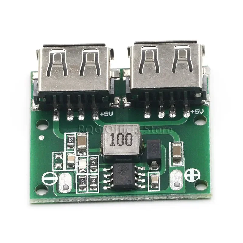 9V 12V 24V to 5V DC-DC Step Down Charger Power Module Dual USB Output Buck Voltage Board 3A Car Charge Charging Regulator 6-26V