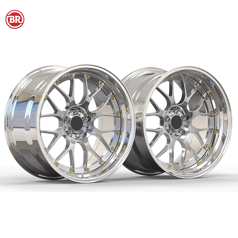 2-Piece Forged Alloy Racing Wheels Concave 5x112 For BMW For Land Rover For Porsche For Ferrari For Jaguar