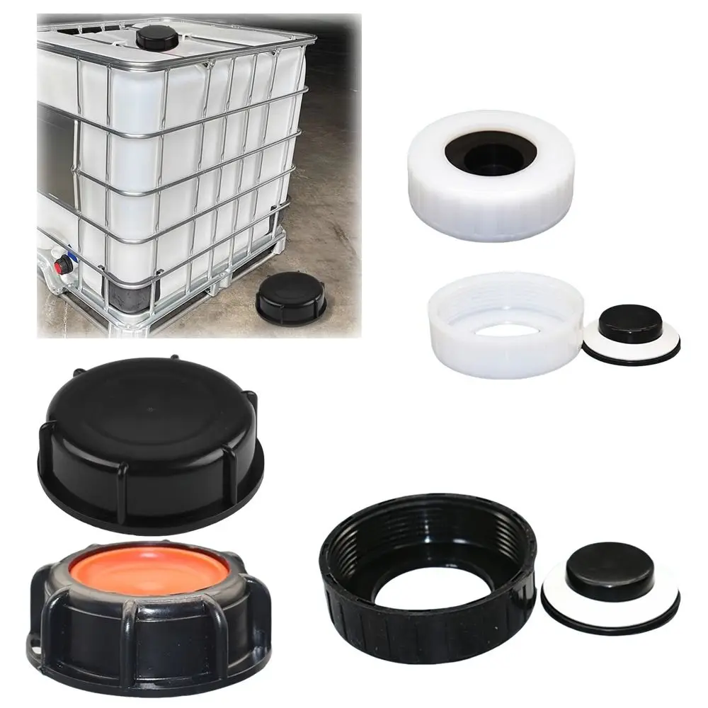 Plastic IBC Tank Cap Leak-proof Lightweight Drainage Outlet Adapter Threaded Corrosion Resistant Tank Valve Cover Water Transfer