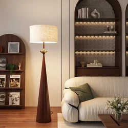 Japanese Designer Wabi-sabi Minimalist Floor Lamp Cloth Cover Art Decorative Stand Lights Living/Model Room Sofa Bedroom Bedside