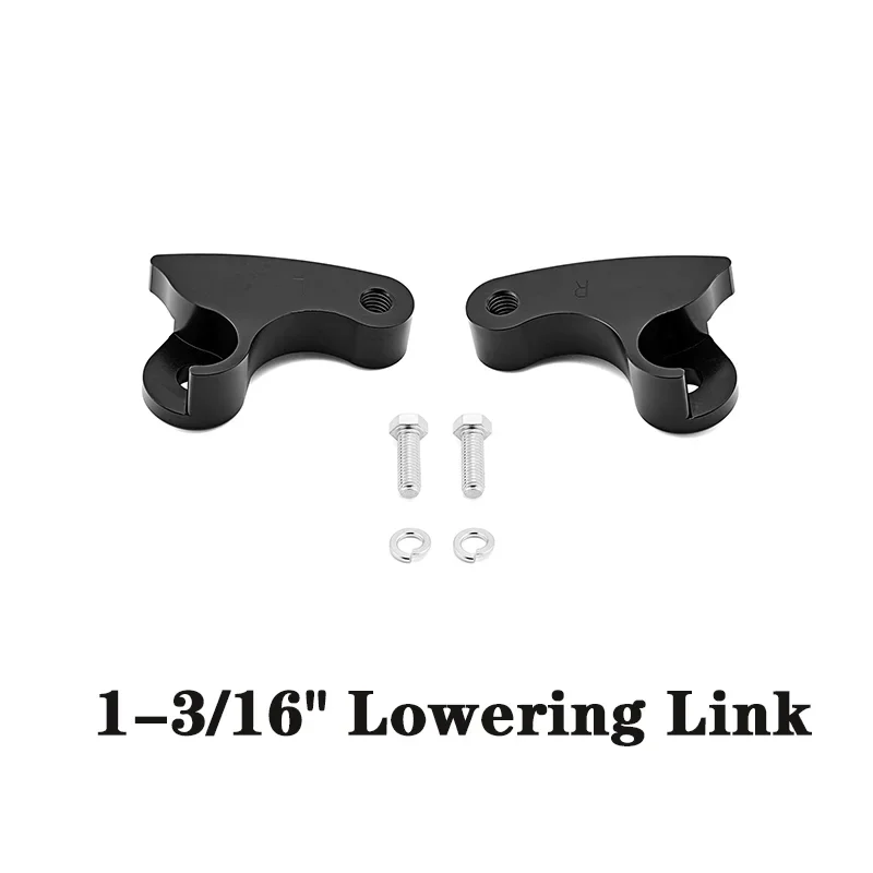 

Motorcycle Adjustable 1-3/16" Rear Lowering Link Kit CNC-Alu For Harley-Davidson 2008-2024 Touring Models With Spring Shocks