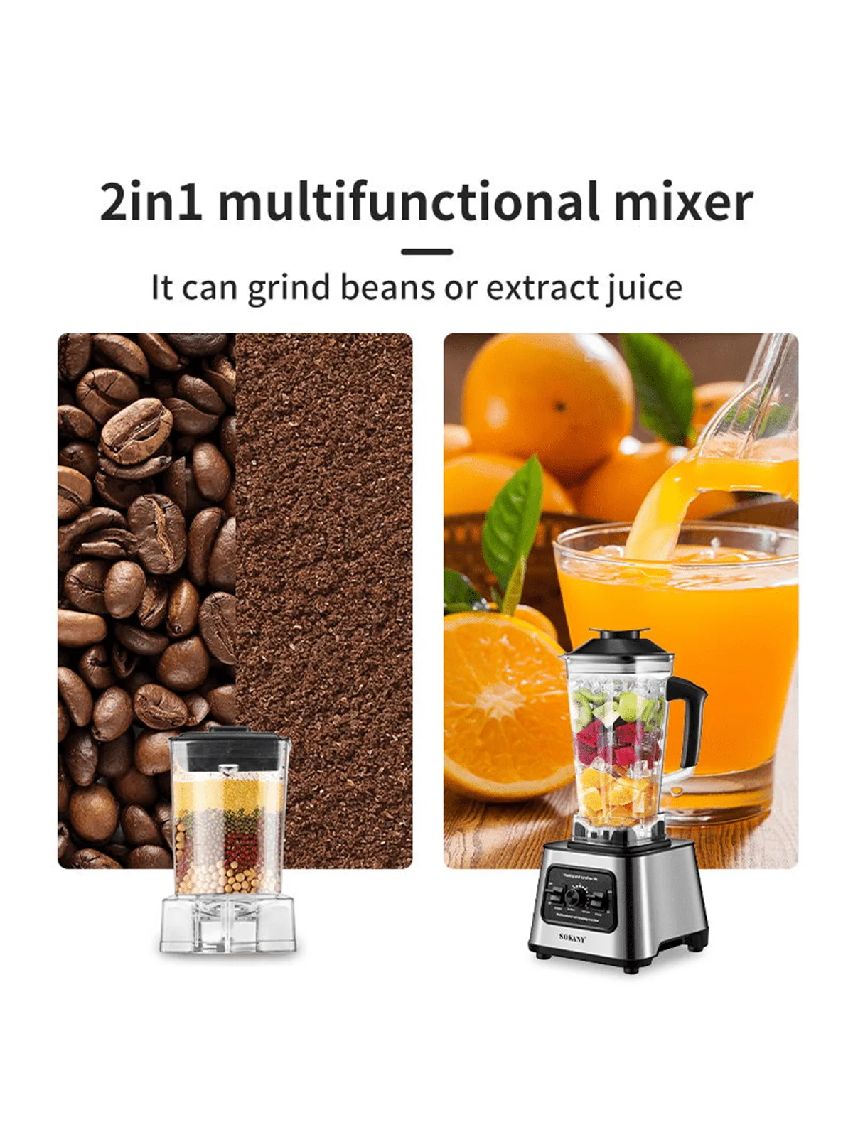 1 piece bullet personal mixer, wall breaker, multi-function mixer, food grinder, kitchen ice crusher