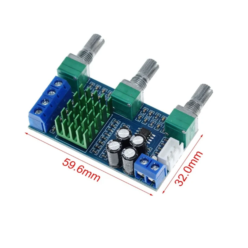 XH-M567 TPA3116D2 Dual-channel Stereo High Power Digital Audio Power Amplifier Board Audio Power Amplifier Board 80W*2