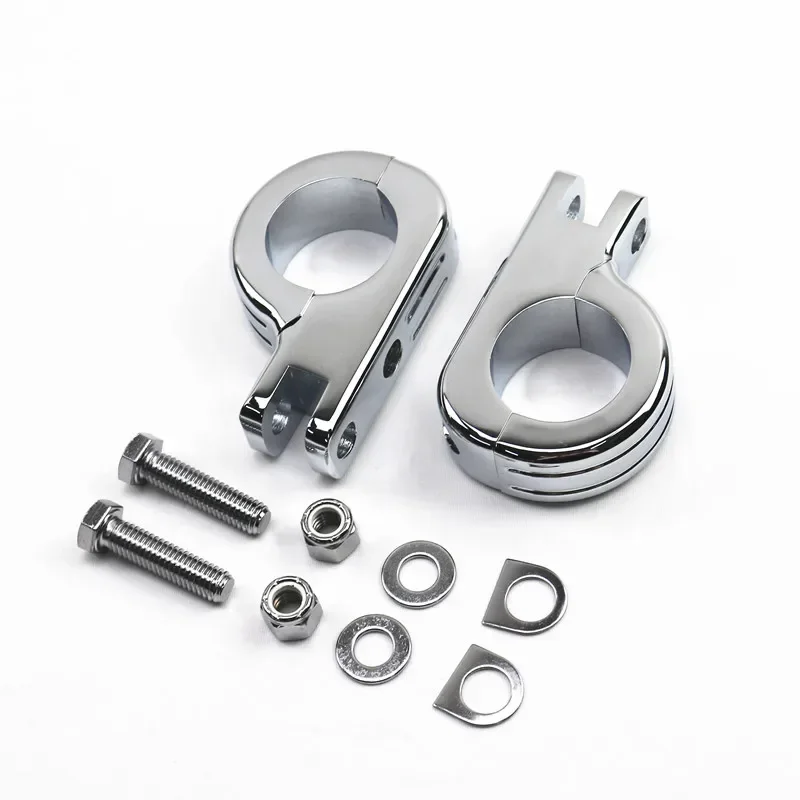 

1 1/2" Engine Guard Footpeg Clamp For Harley Honda Kawasaki Suzuki Yamaha