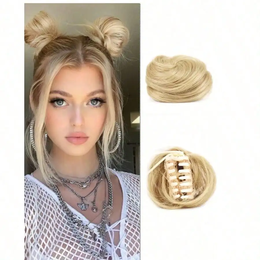 

1pc Headband & Hair Clip - 4 Inch Synthetic Fiber Material, Perfect For Women's Party And Daily Wear, Easy To Create Everyday Hairstyles | Y2K Fashion Accessory | Heat-Resistant Fabric, Hair Decor