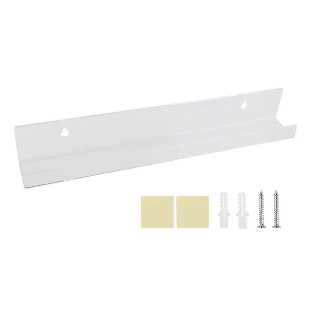 

4"/12"/15" Vinyl Record Shelf Wall Mount Clear Acrylic Album Record Holder Display Lightweight Wall Decor